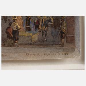 David Roberts attr., Schadirwan vor Hagia Sophia