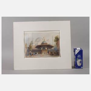 David Roberts attr., Schadirwan vor Hagia Sophia