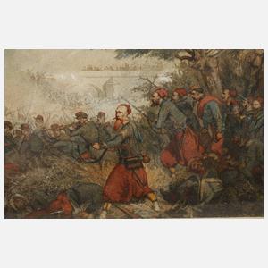 Paul Sédille, Schlachtenszene