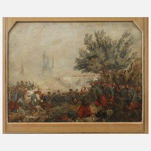 Paul Sédille, Schlachtenszene