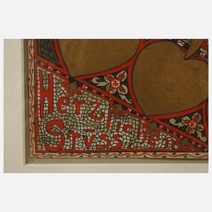 Carl Strathmann, attr., "Herzliche Grüße"