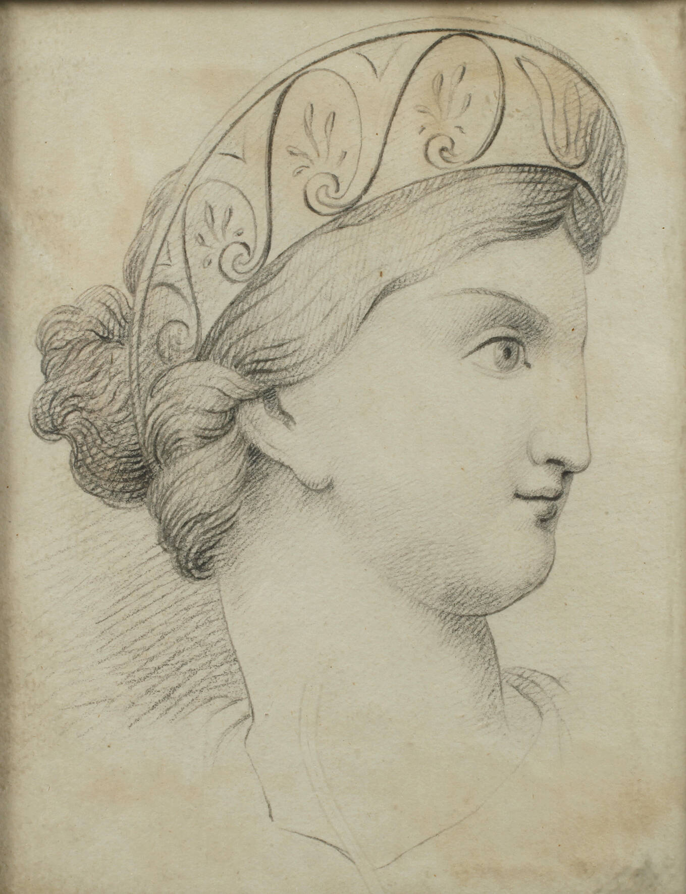 Klassizistisches Frauenportrait