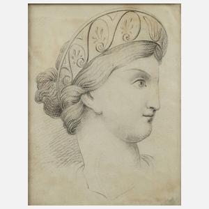 Klassizistisches Frauenportrait