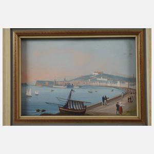 Paar Ansichten von Neapel