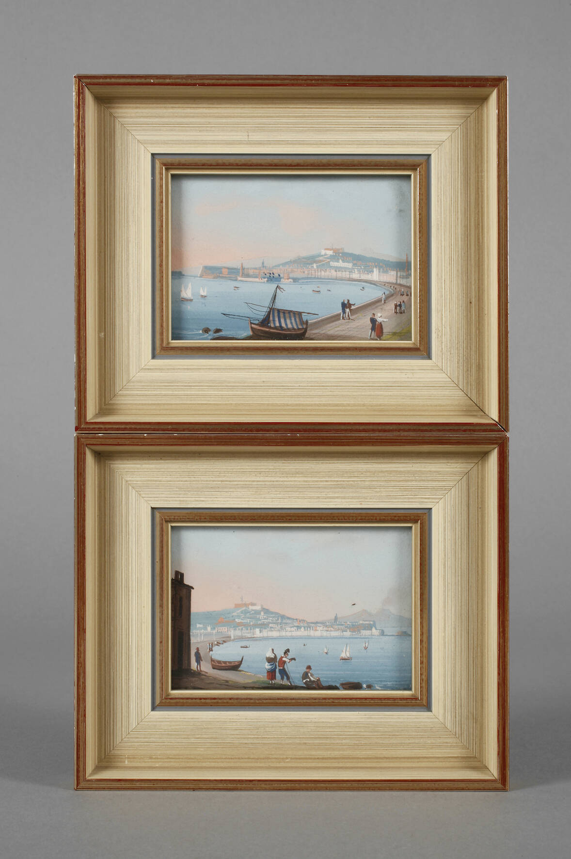 Paar Ansichten von Neapel