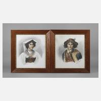 Cazzaitis, Paar Portraits111