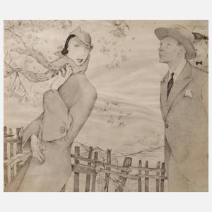 Felice Desclabissac, Beim Spaziergang