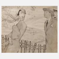 Felice Desclabissac, Beim Spaziergang111