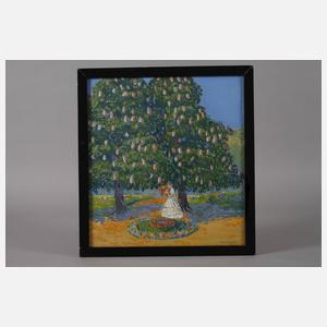 Franz Gaudeck, Dame im Park