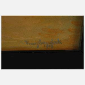 Franz Gaudeck, Dame im Park