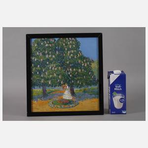 Franz Gaudeck, Dame im Park