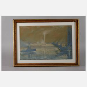 Frans Hedblom, Abends am Fluss