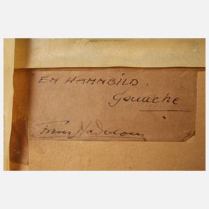 Frans Hedblom, Abends am Fluss