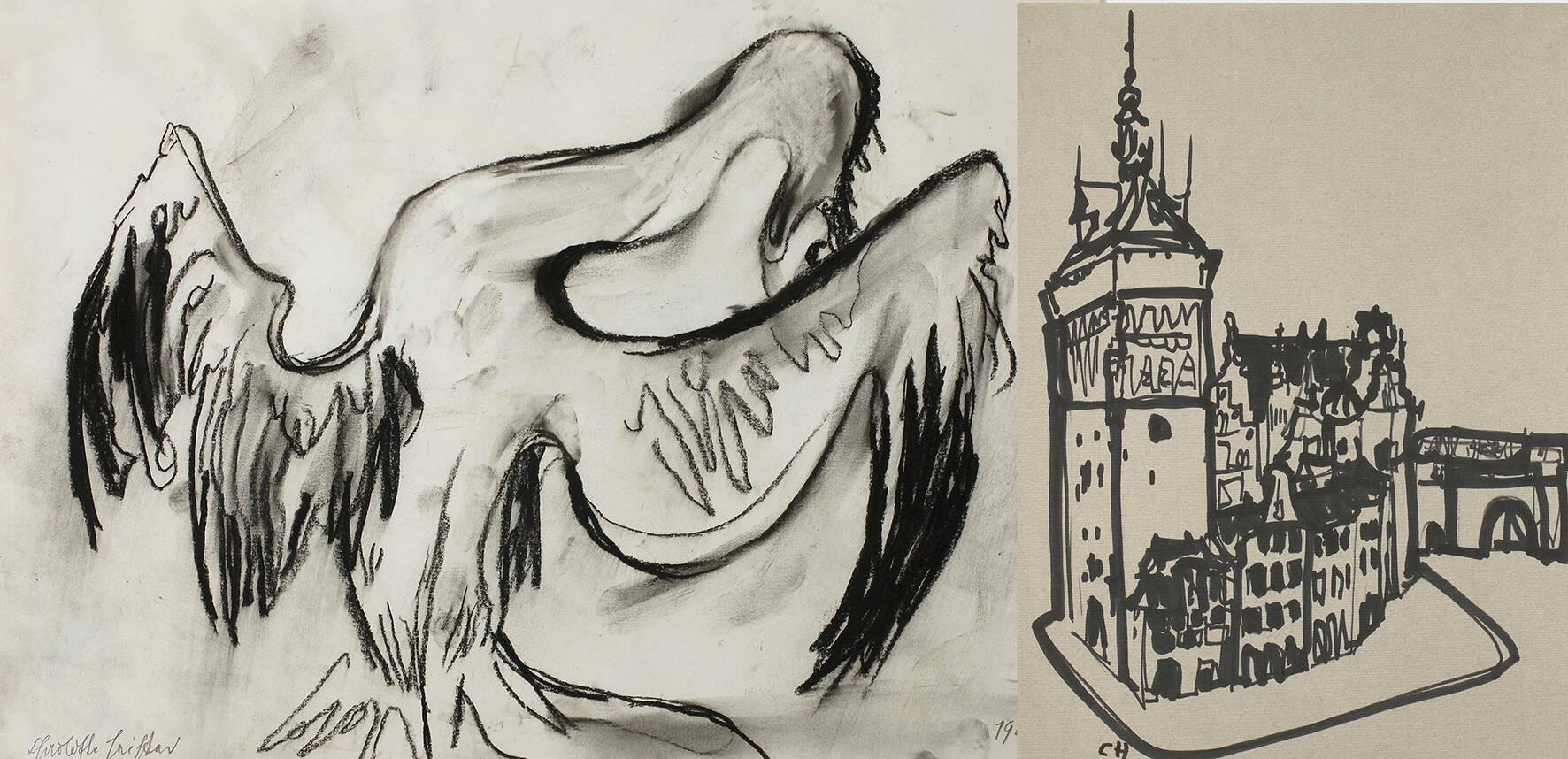 Charlotte Heister, Zwei Zeichnungen