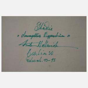 Friedrich Hellmich, Stillleben mit Amaryllis