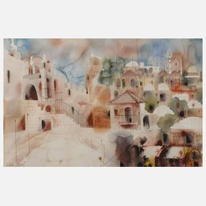 Shmuel Katz, Orientalische Stadtansicht
