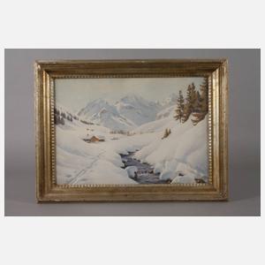 Carl Kessler, Winter in den Alpen
