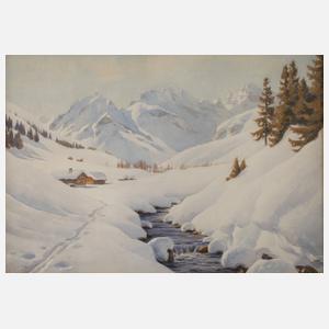 Carl Kessler, Winter in den Alpen
