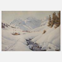 Carl Kessler, Winter in den Alpen111