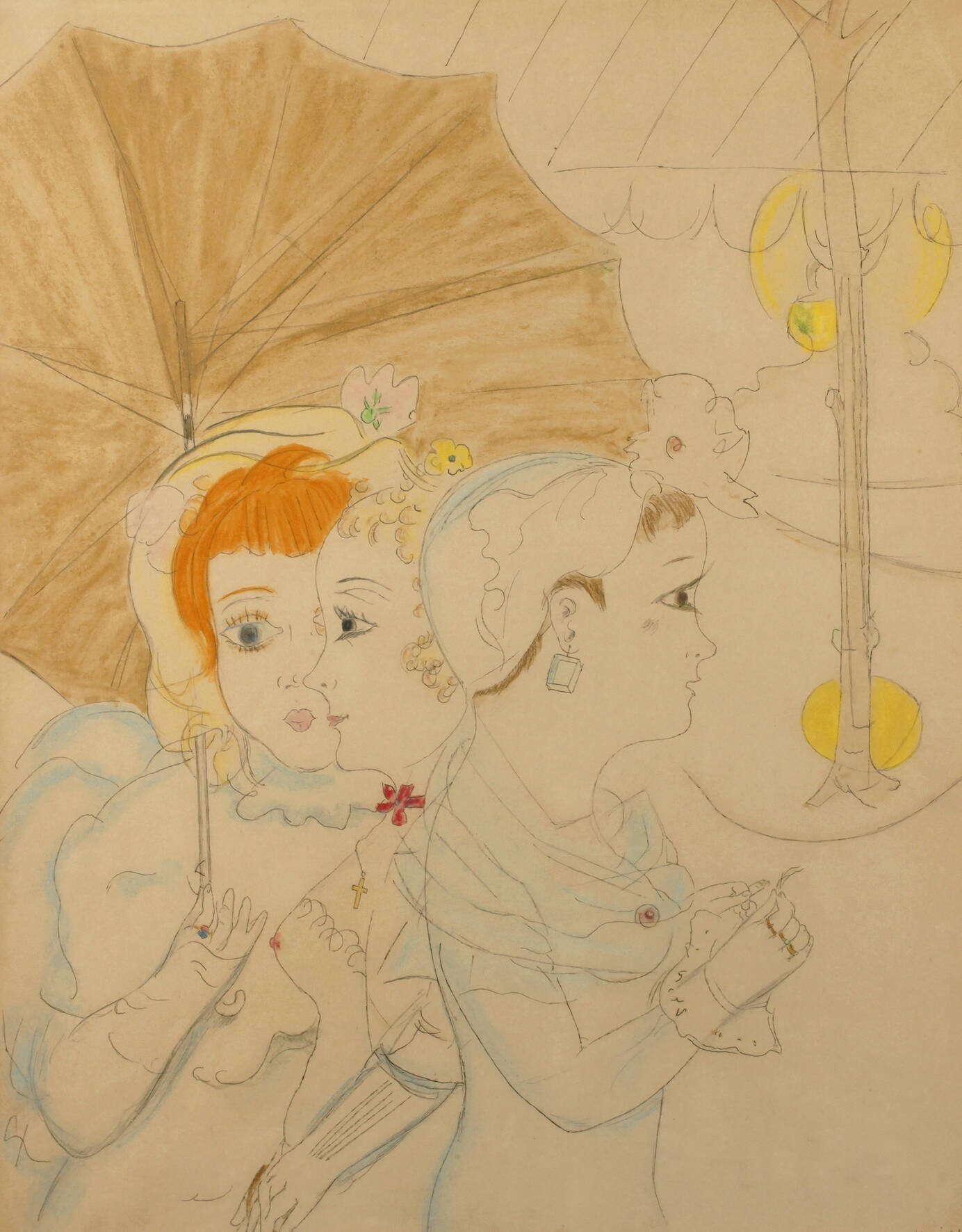 Erwin von Kreibig, "Kokettes Trio"