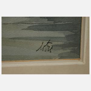 Hermann Lotze, "Stralsund/Alter Fischerhafen"