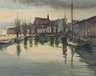 Hermann Lotze, "Stralsund/Alter Fischerhafen"