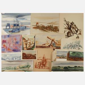 Joachim Lutz, Sammlung Aquarelle