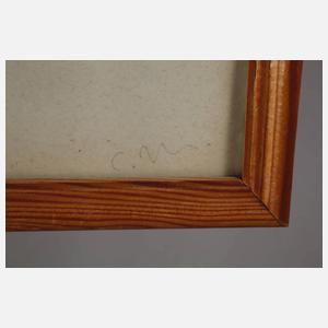 Carl Marx, Akt mit Katze