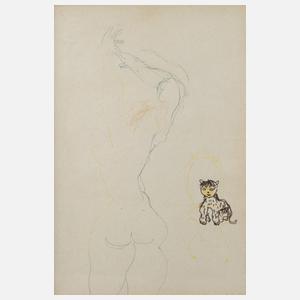 Carl Marx, Akt mit Katze