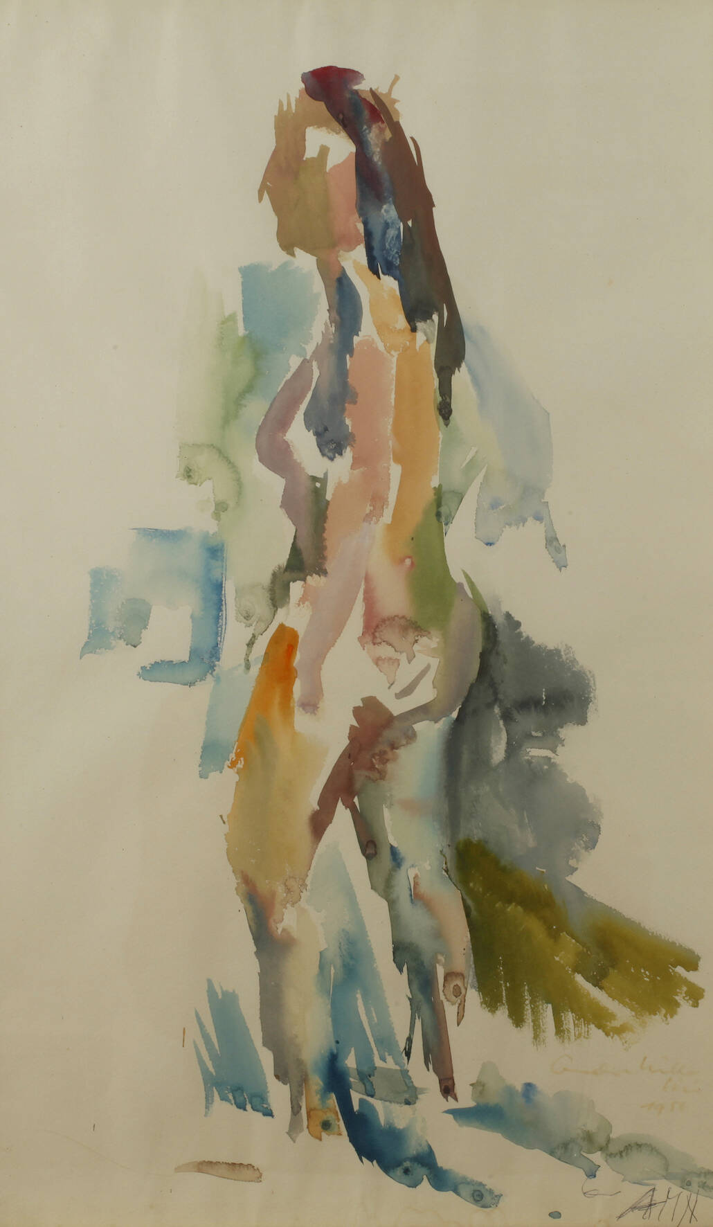 Anneliese Müller-Nisi, Schreitender Frauenakt