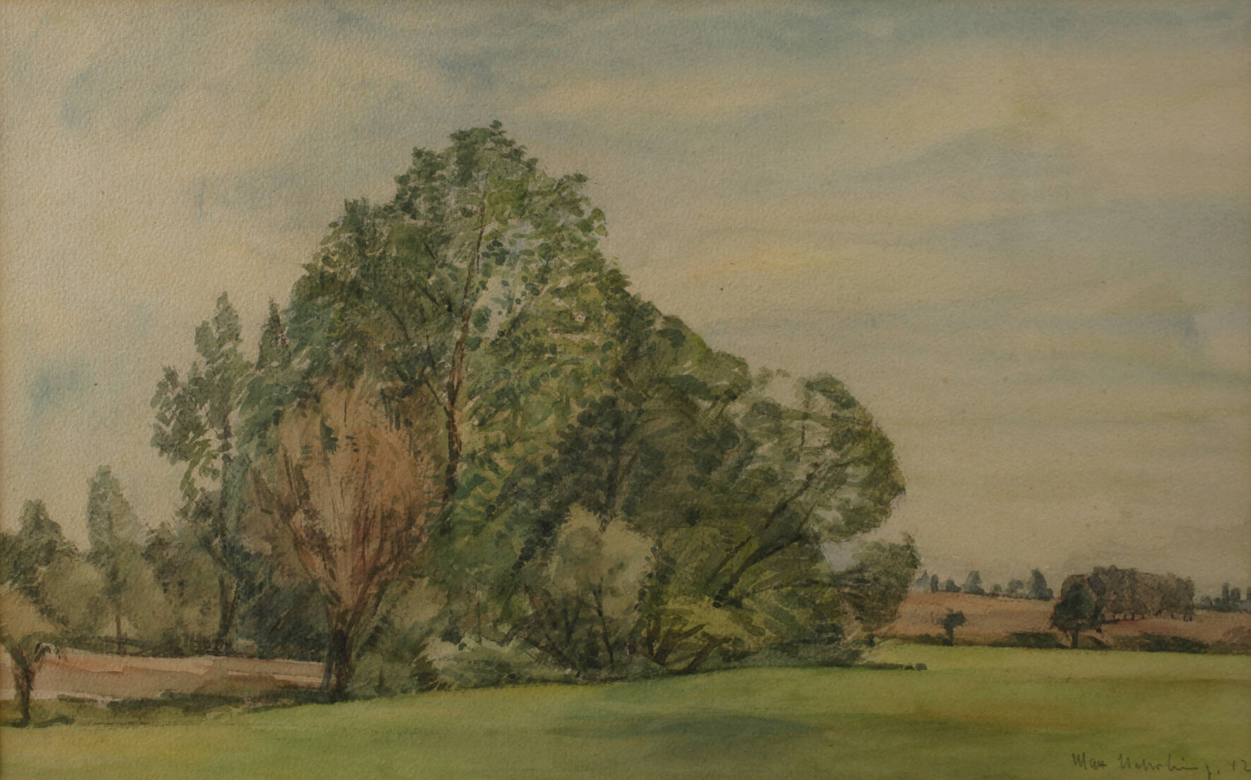 Max Nehrling, Flache Landschaft
