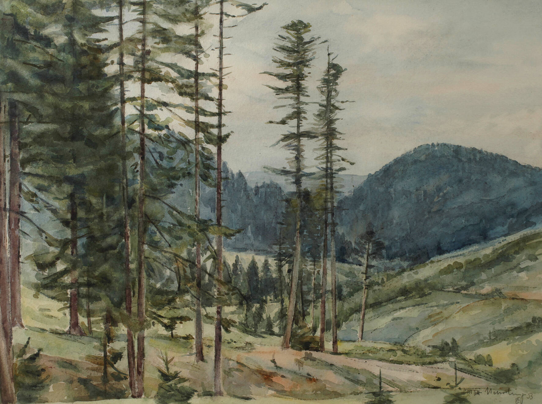 Max Nehrling, Im Thüringer Wald