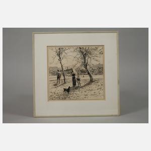 Hermann Neuber, Zwei Tuschezeichnungen