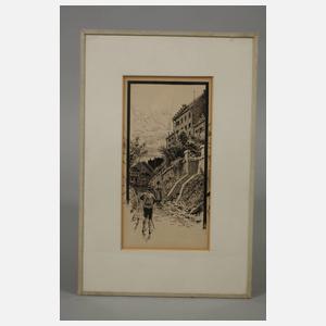 Hermann Neuber, Zwei Tuschezeichnungen