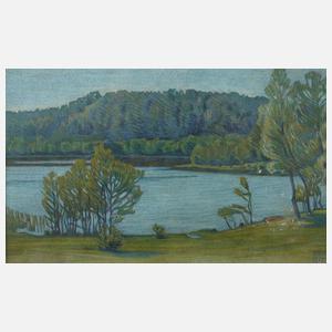 Moritz Pretzsch, "Seeufer"