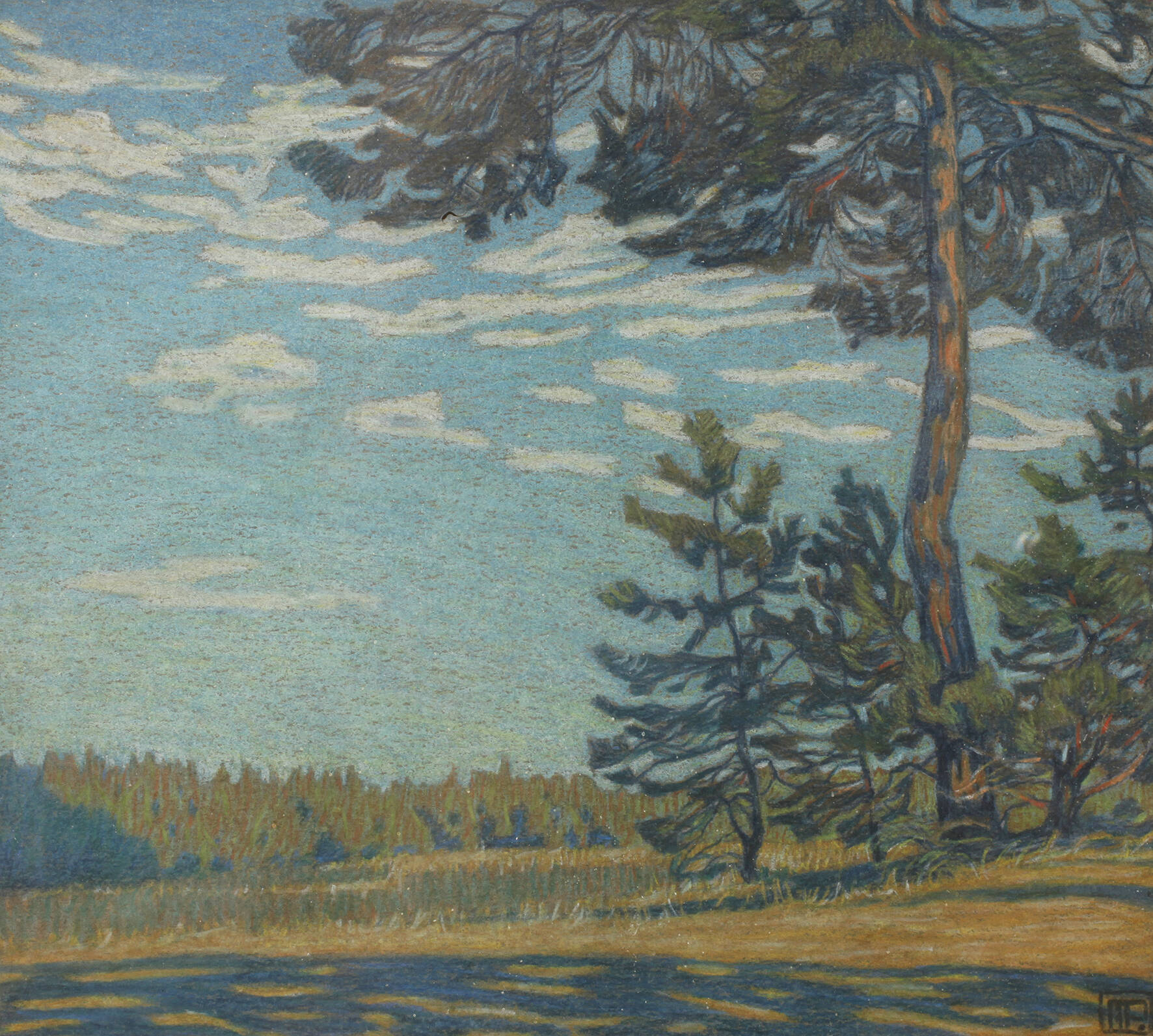 Moritz Pretzsch, "Kiefern"