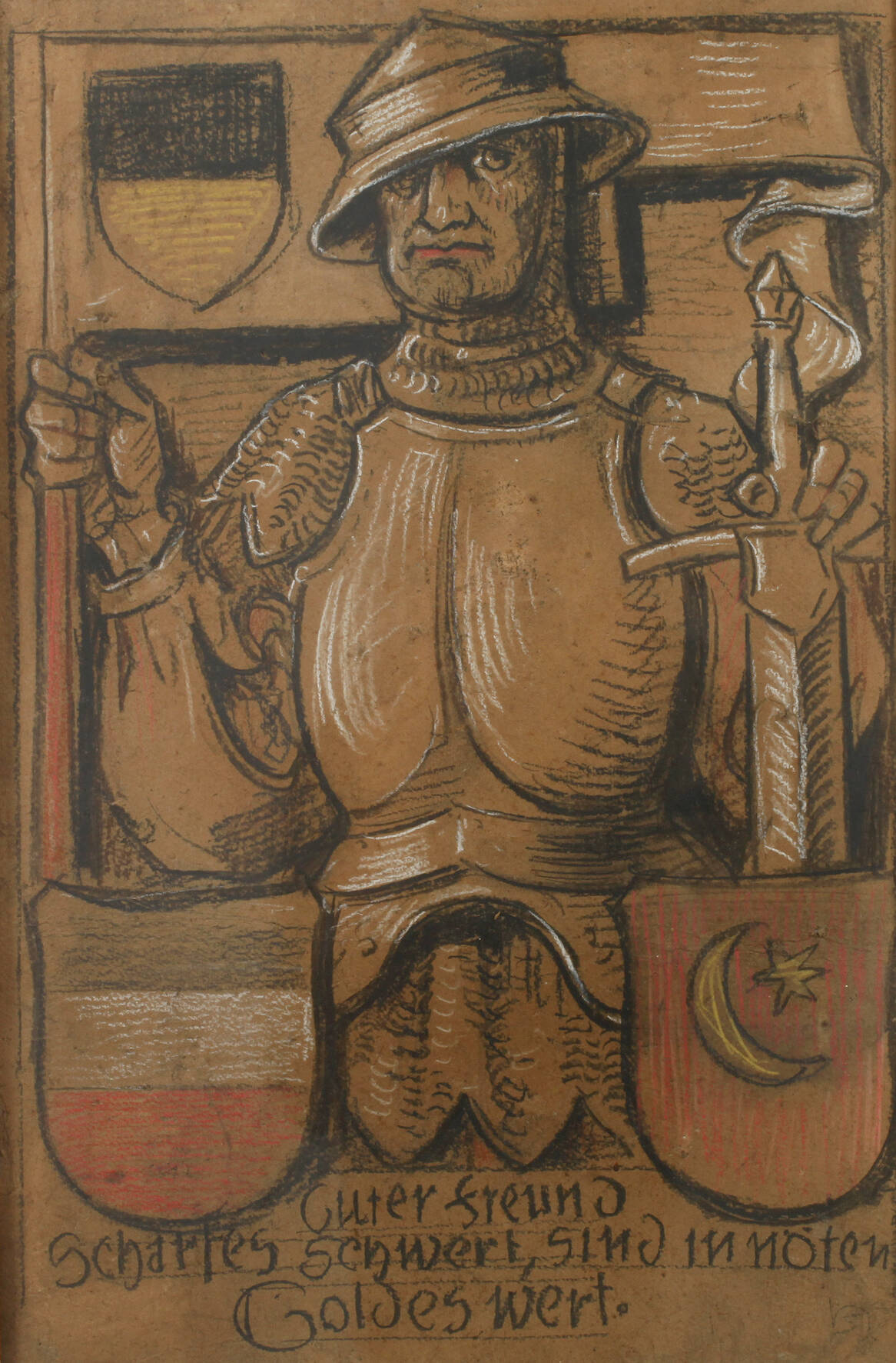 Heinrich Schiestl, Ritterbildnis