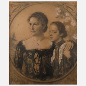 R. Scholz, Doppelportrait