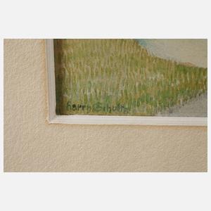 Harry Schultz, Nackte Frau mit Hündchen