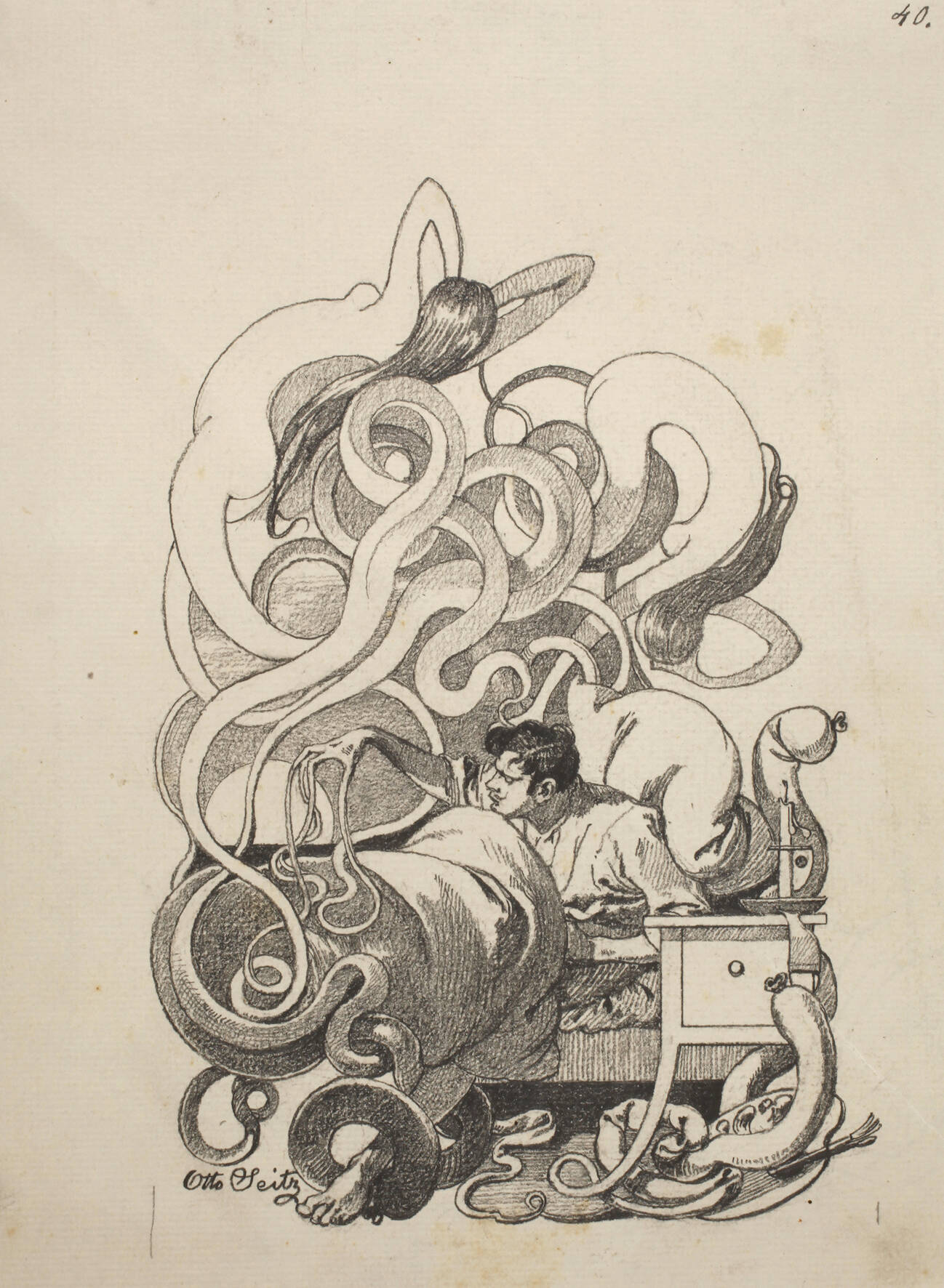 Prof. Otto Seitz, Beim Aufwachen