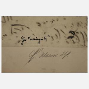 H. Weisse, "Zur Erntezeit"