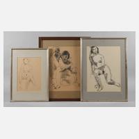 Konvolut Aktzeichnungen111