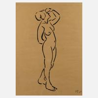 Stehender Damenakt111