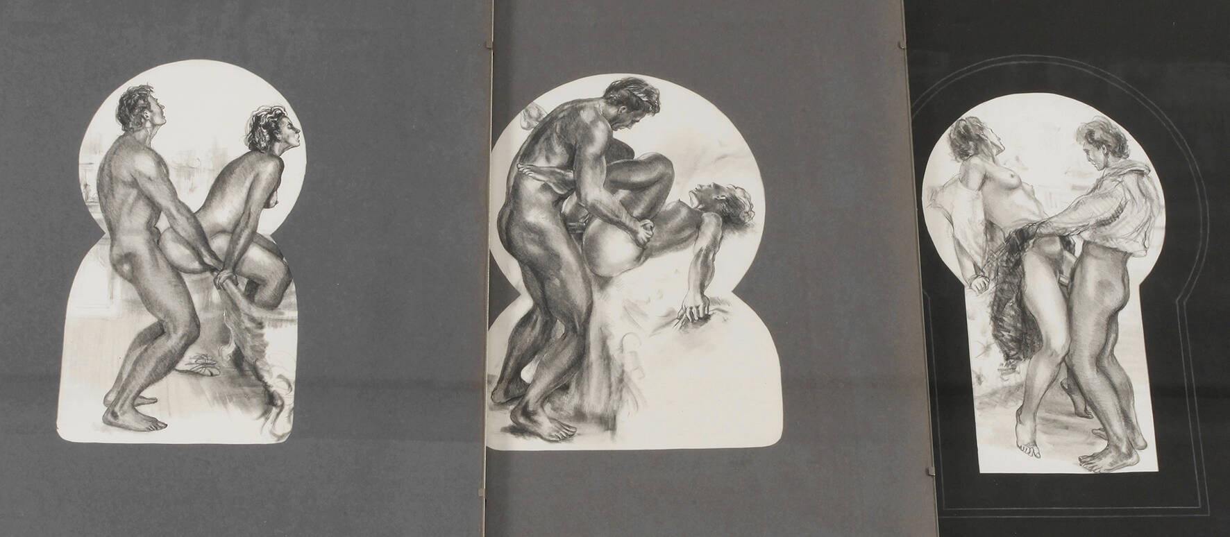 Drei erotische Darstellungen