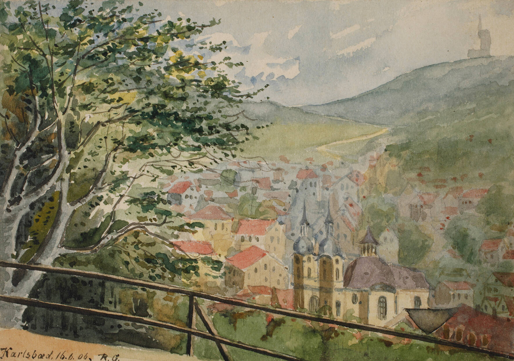 Ansicht von Karlsbad