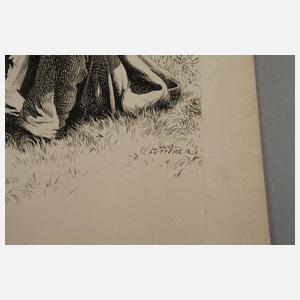 August Futterer, Sammlung Illustrationszeichnungen