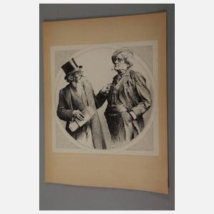 August Futterer, Sammlung Illustrationszeichnungen