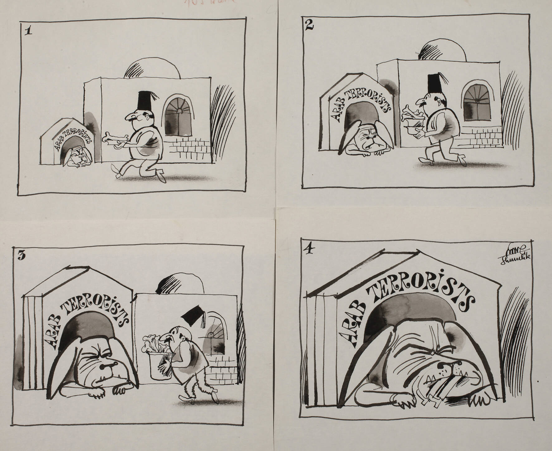 Shmuel Katz, Bildgeschichte "Arab Terrorists"