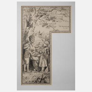 Franz Schuhwerk, Großvater mit seinen Enkeln