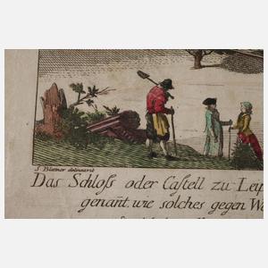 Daniel Adam Hauer, Die Pleißenburg in Leipzig